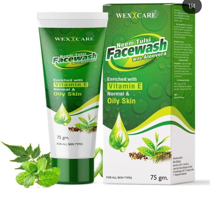 WEXCARE NEEM TULSI FACEWASH 75GM